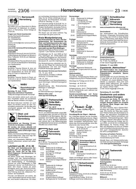 Große Kreisstadt - Herrenberg