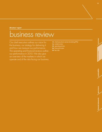Rexam annual report 2010 - Business review