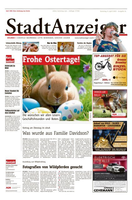 Stadtanzeiger Duelmen kw 13