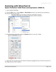 Scanning with SilverFast Ai - Academics