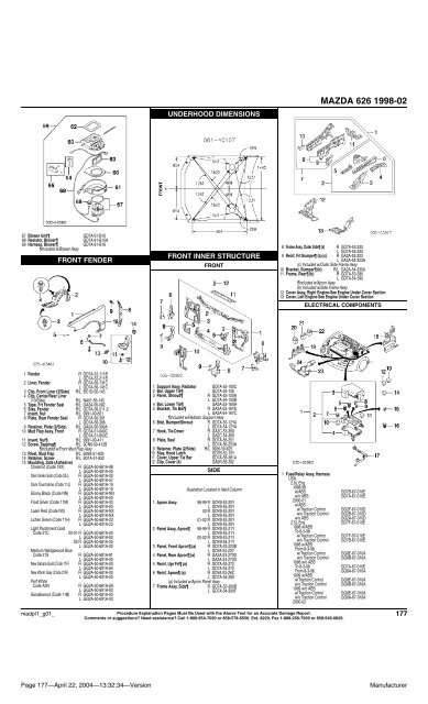 MAZDA 626 1998-02 - MAZDASPEED MOTORSPORTS ...