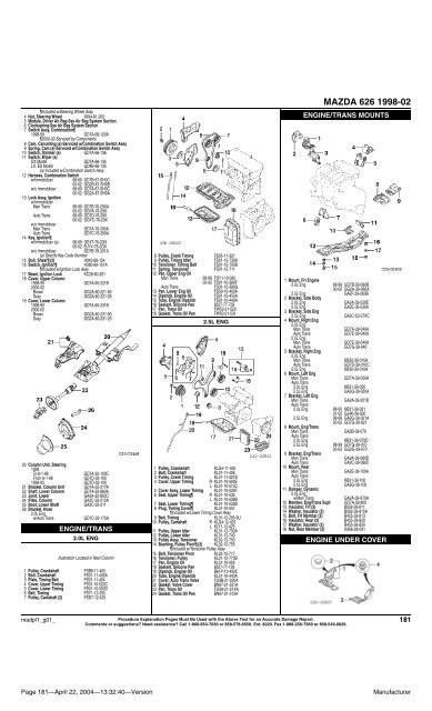 MAZDA 626 1998-02 - MAZDASPEED MOTORSPORTS ...