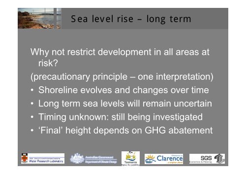 Clive Attwater (SGS Economics and Planning) - Clarence City Council