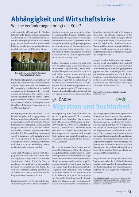 Magazin - Grüner Kreis