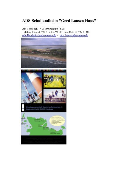 Ads Schullandheim Gerd Lausen Haus
