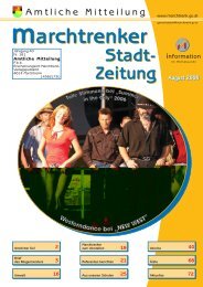 Stadtzeitung August 2006 - Marchtrenk