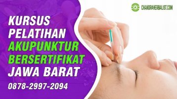 0878-2997-2094 Pelatihan AKupunktur Bersertifikat Bandung Barat Kursus Akupuntur Kuningan