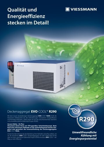 Deckenaggregat R290.indd - Viessmann Kältetechnik AG