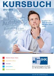 2012 | 2013 - Weiterbildungsgesellschaft der IHK Bonn/Rhein-Sieg ...