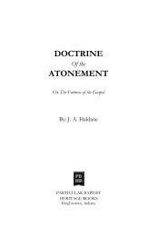 sample of doctrine of atonement