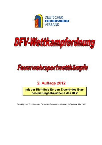 2. Auflage 2012 - Deutscher Feuerwehrverband