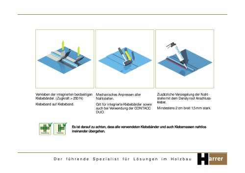 Unterdächer mit erhöhter Regensicherheit