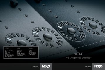 NXAMP 4x1 y 4x4 - Nexo