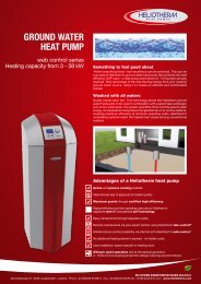 Heatseeker Solaire Heat Pump Brochure - Supreme Heating