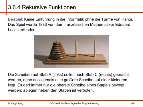 3.6.4 Rekursive Funktionen