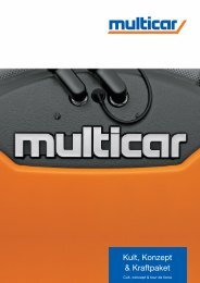 Kult, Konzept & Kraftpaket - Multicar