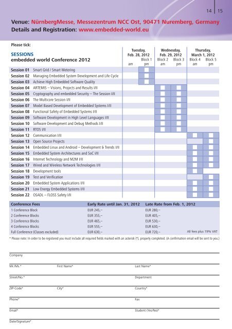 ConFEREnCE PRoGRAM - Escrypt