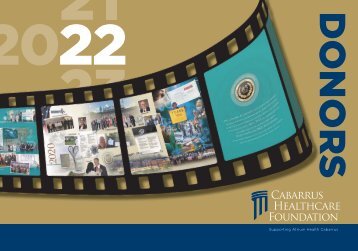 Cabarrus Healthcare Foundation 2022 Donors