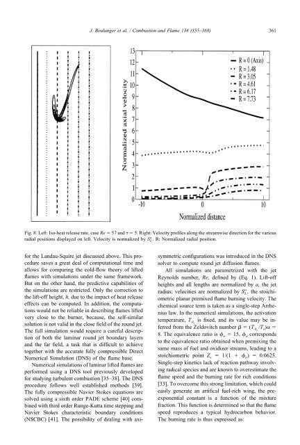 Effects of heat release in laminar diffusion flames - Mechanical ...