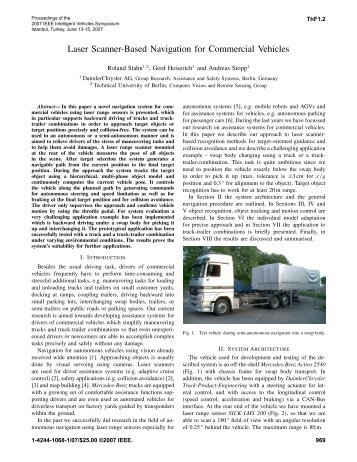 "Laser Scanner-Based Navigation for Commercial Vehicles" (PDF