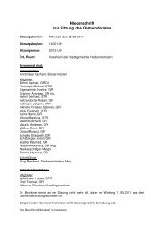 Gemeinderatssitzung 2011-05 (382 KB) - .PDF - Heidenreichstein