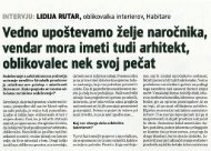 Vedno upoštevamo želje naročnika, - Habitare