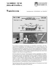Transistoren, Versuchsanleitung
