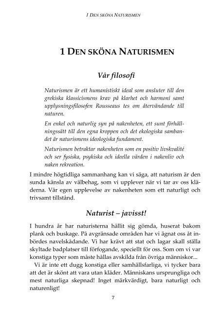 Naturistens Handbok