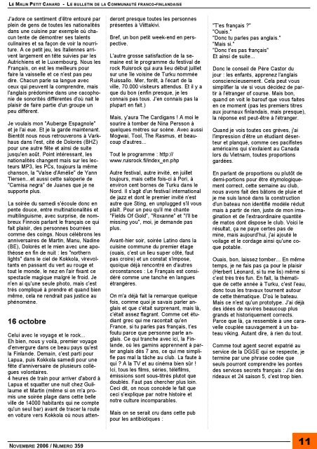 bulletin électronique - ranska.org