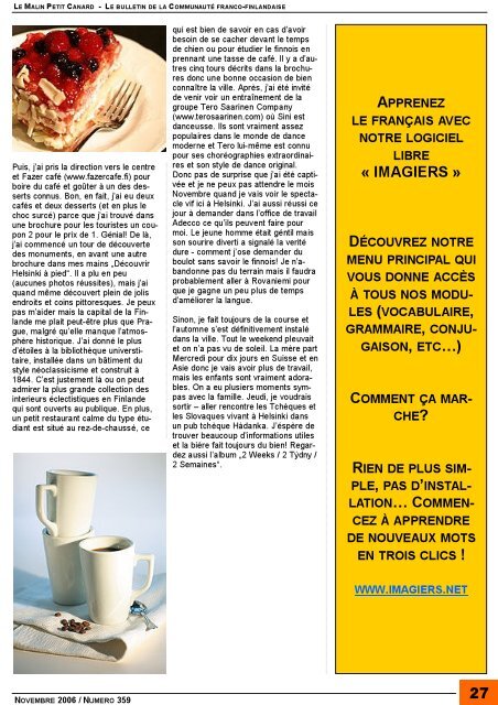 bulletin électronique - ranska.org