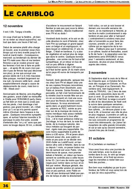 bulletin électronique - ranska.org