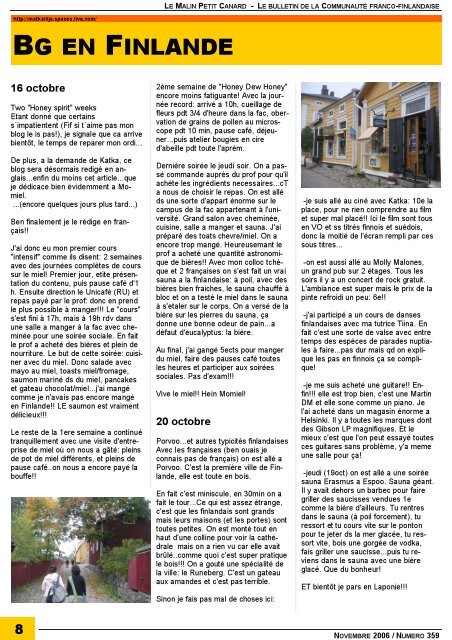 bulletin électronique - ranska.org