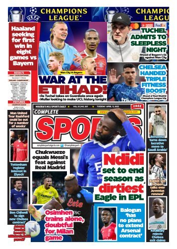 Complete Sport - Tuesday, April 11, 2023