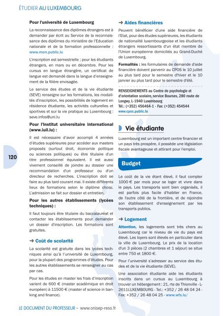 LE DOCUMENT DU PROFESSEUR - Académie de Clermont-Ferrand