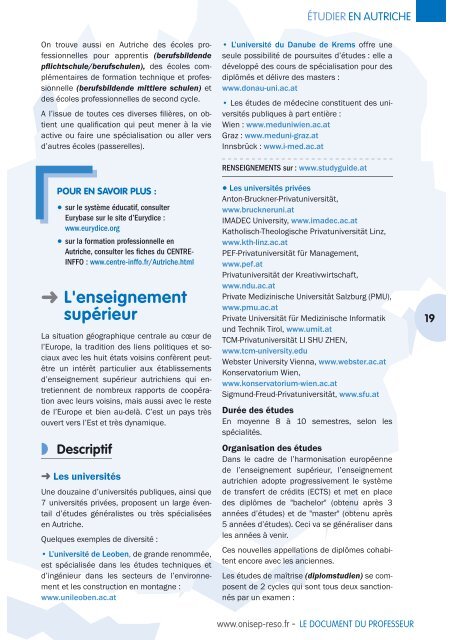 LE DOCUMENT DU PROFESSEUR - Académie de Clermont-Ferrand