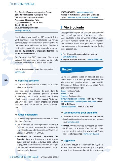 LE DOCUMENT DU PROFESSEUR - Académie de Clermont-Ferrand