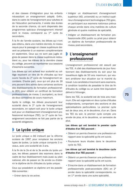 LE DOCUMENT DU PROFESSEUR - Académie de Clermont-Ferrand