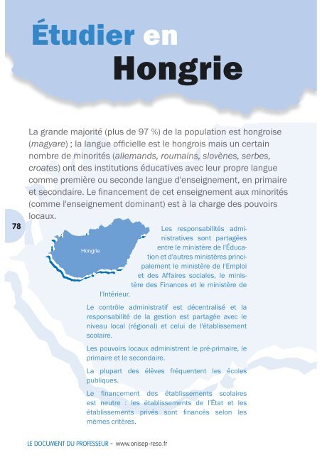 LE DOCUMENT DU PROFESSEUR - Académie de Clermont-Ferrand