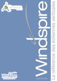 Télécharger la brochure commerciale de l'éolienne WindSpire
