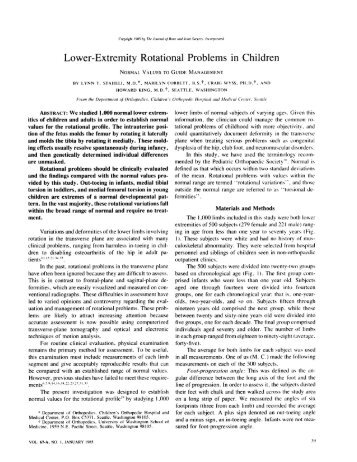 Lower-Extremity Rotational Problems in Children - The Journal of ...