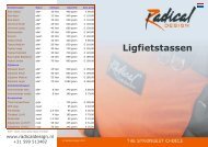 Ligfietstassen - Radical Design