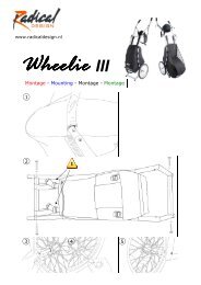 1 3 4 5 2 Montage - Mounting - Montage - Montage - Radical Design