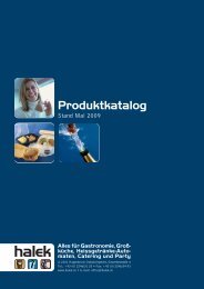 Produktkatalog - Halek GmbH