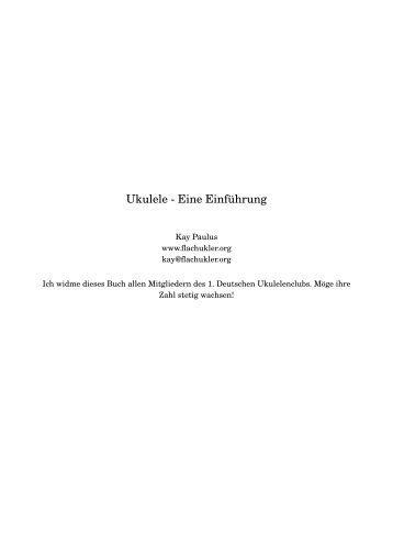 [PDF] Ukulele - Eine Einführung