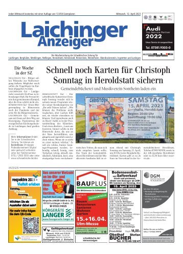 12.04.2023 Laichinger Anzeiger