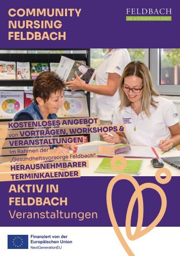 "Aktiv in Feldbach" - Veranstaltungen (Herbst 2022 bis März 2023)
