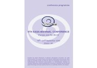 9th easa biennial conference - European Association of Social ...