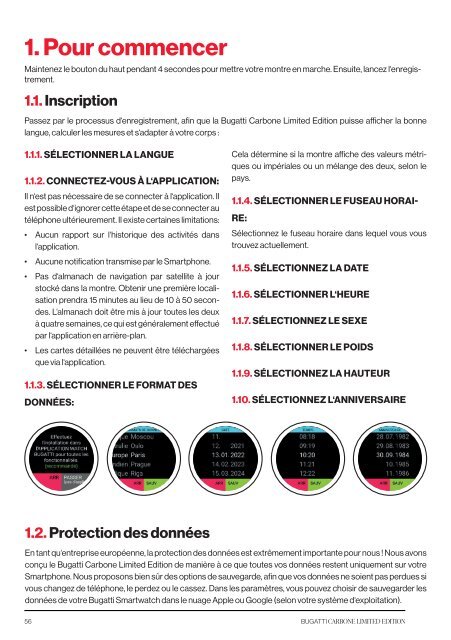 Bugatti Carbone Limited Edition Manual EN DE FR