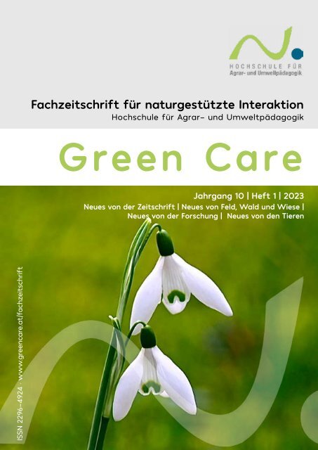 Green Care / Jahrgang 10 / Heft 1 / 2023