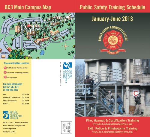 Public Safety Training Schedule Fire, Hazmat & Certification Training